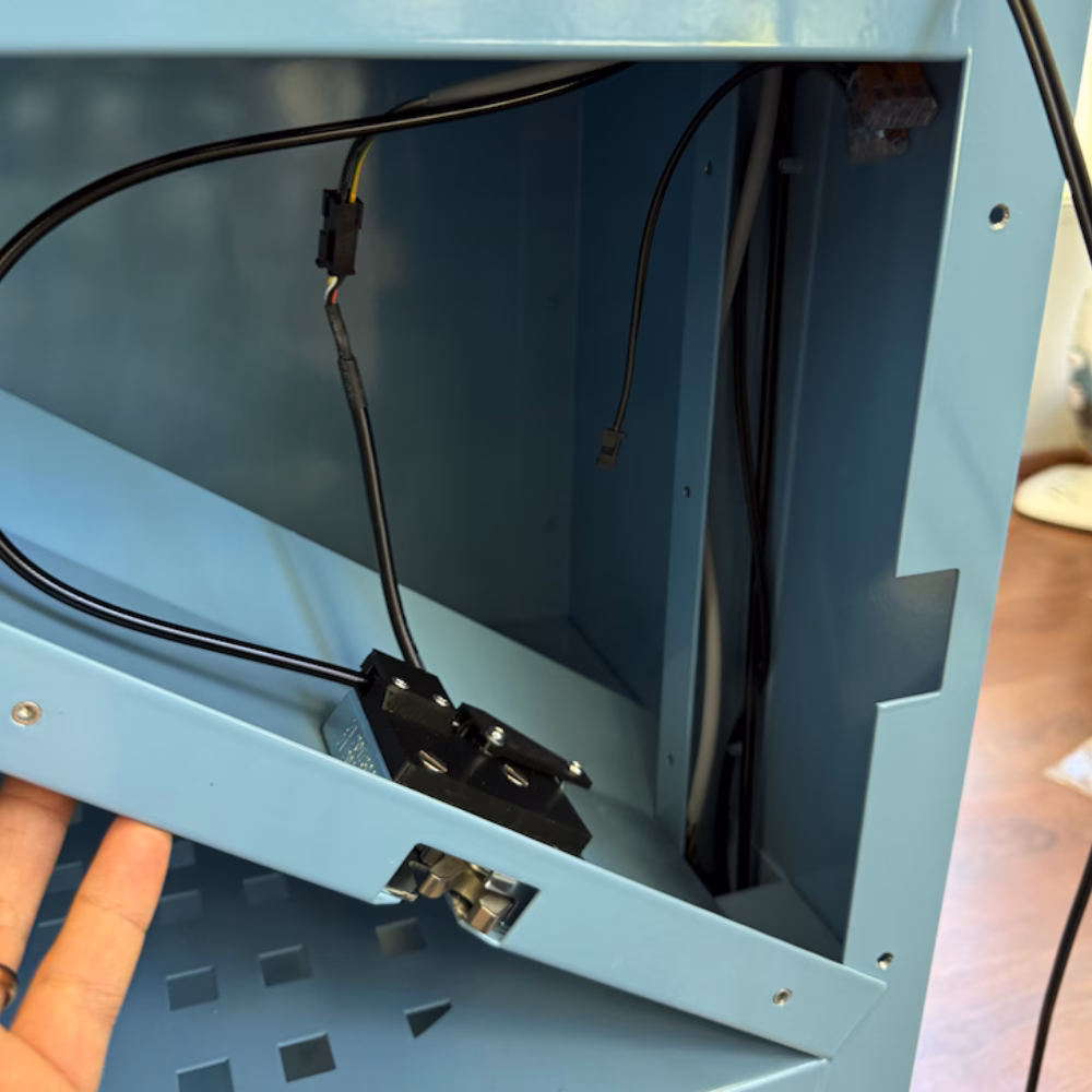 Installation of cabinet lock in the locker
