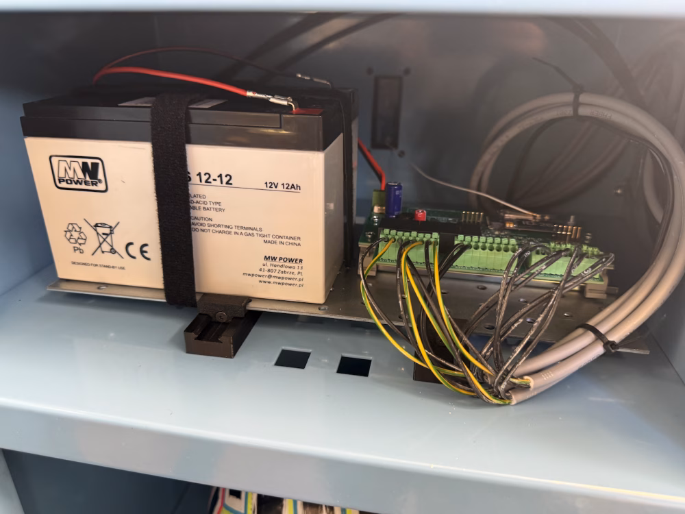 Allockate access system wiring done